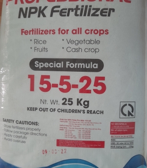 Phân bón gốc NPK 15-5-25